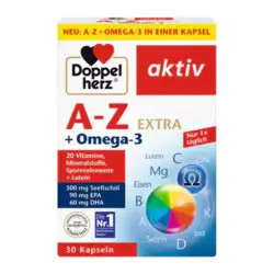 مولتی ویتامینa-z + امگا 3 داپل هرز