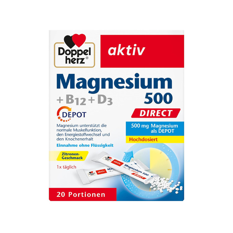 منیزیم ساشه ای دوپل هرز Doppelherz Magnesium