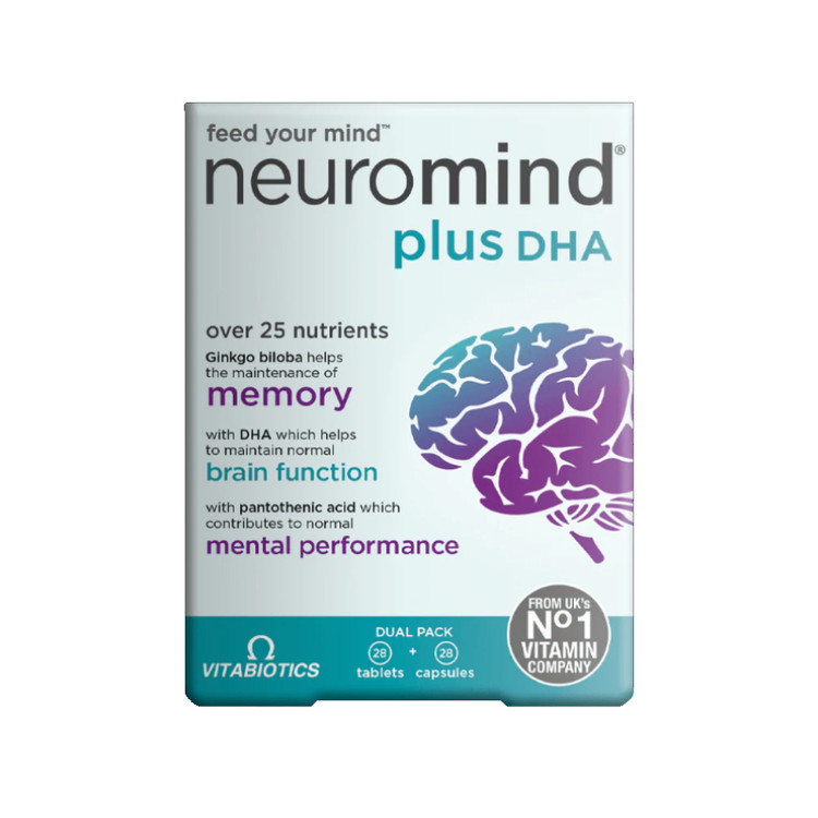 نورومایند ویتابیوتیکس تقویت حافظه و مغز Vitabiotics Neuromind Plus DHA